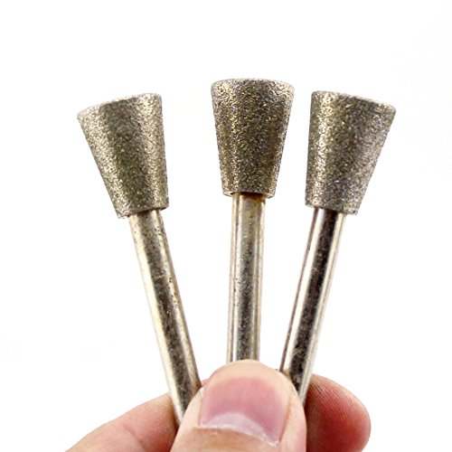 Punta de Cono Invertido Diamante 15mm para Grabado miniatura 6