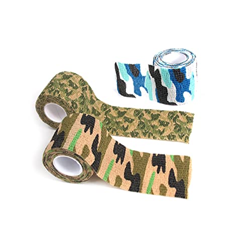 CORHAD 12 Pçs Bandagens Elásticas Fita Adesiva Bandagem De Dedo Fita De Camuflagem Autoadesiva Banda