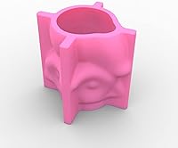 Vista 5 de Molde de silicona para macetas, moldes de silicona en forma de animal 3D para hormigón, cemento, yeso, arcilla polimérica, fundición de resina