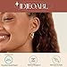 IDJEOABL Gold Hoop Earrings Set for Women Non Tarnish Hypoallergenic Gold Earrings Jewelry for Women