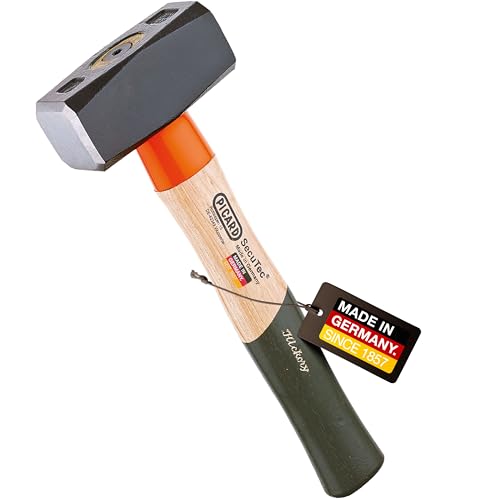 PICARD Massette SecuTec® Nr. 43 HS, 1500 g | Masse robuste avec système de sécurité breveté | Système de sécurité SecuTec®| Protection anticorrosion et manche ergonomique | Marteau