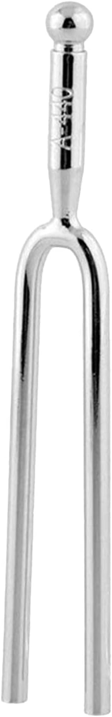 Tyenaza 440 Hz Tuning Fork, Standard A 440 Hz Tuning Forks Musical Instruments Violin Guitar Tuner Device Violin Accessories for Debug Instruments Test Intonation - Silver