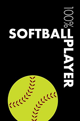 Softball Player Notebook: Blank Lined Softball Journal For Kids Player and Coach - College Ruled 120