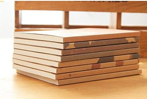 Shulaner Small Blank Notebooks Notepad Diary Journal - Passport Size Notebook, 12.5 x 9 cm, 40 Sheet Blank Pages, Pack of 14