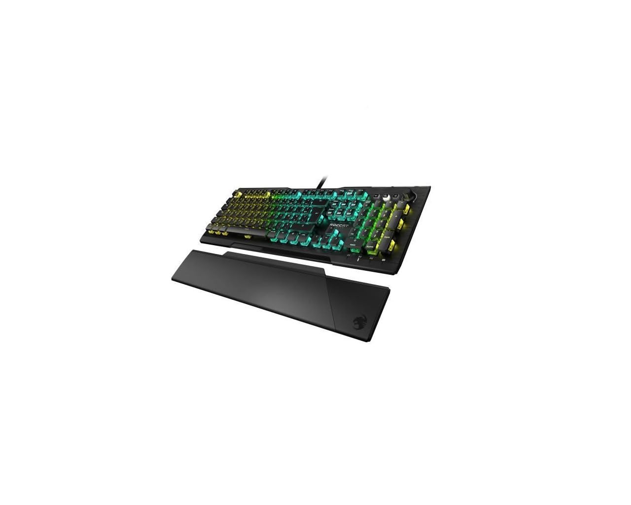 Roccat Vulcan Pro (FR Layout) - Clavier de jeu optique RGB, rétroéclairage AIMO LED touche par touche, interrupteurs optiques Titan Switch Linear