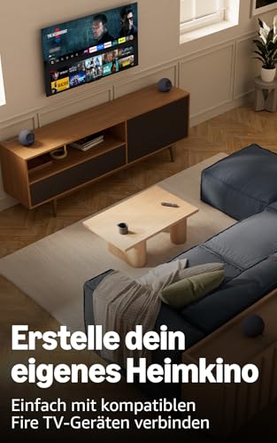 Amazon Echo Studio (neueste Generation), kompaktes Design, mit immersivem 3D-Audio und Dolby Atmos, Graphit