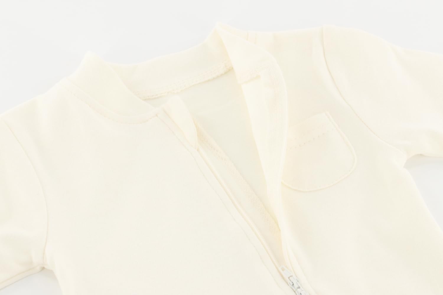 Baby Kids Sleep and Play Baby Cotton Sleeper Zip Front Footed Pajamas 0-12 Month - Image 6