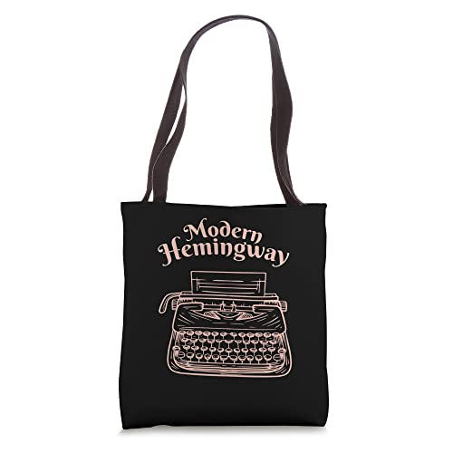 Modern Hemingway Tote Bag