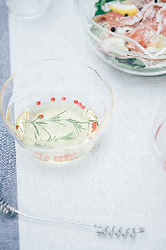 Image of HARIO KB-20-BK KB-20-BK Single Mouth Bowl, Made in Japan, Heat Resistant Glass, 6.8 fl oz (200 ml), Clear