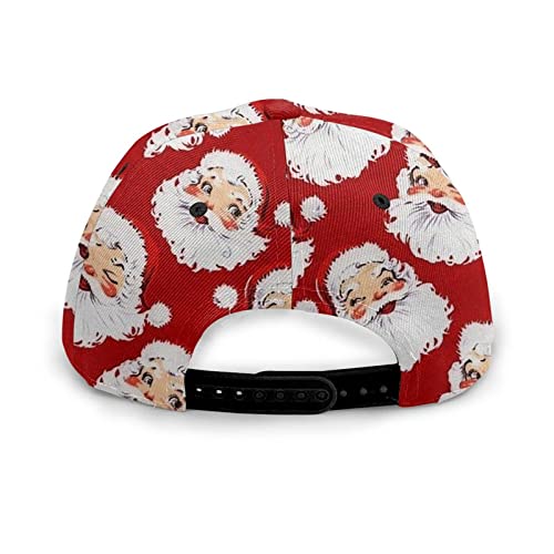 Yzico Baseball Caps Merry Christmas Print Dad Cap Flat Circular Top For Women Girls Classic Fashion Holiday Adjustable Hats, One Size #TOP4