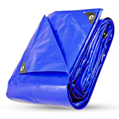 Lona Azul Impermeável Piscina, Toldos, Caminhão 75G 5x4