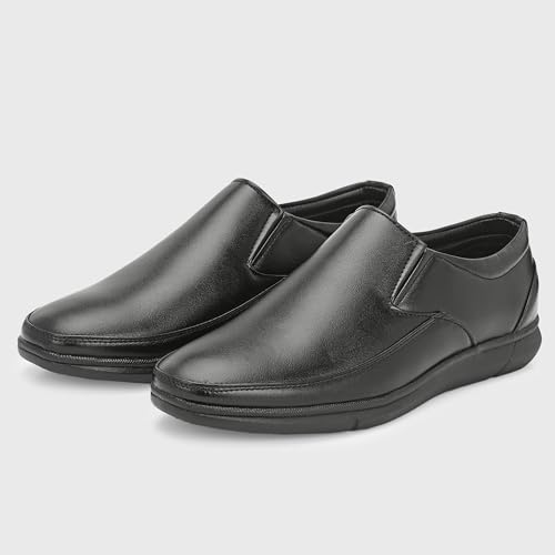 Image of Centrino Men's Formal Shoe|Slip-On Loafers |Office Dress Shoes | Wedding Party Casual Travel |Trendy & Classic Design |Durable TPR Sole |Lightweight Cushioned Sole |Comfortable Outdoor Wear (8109)