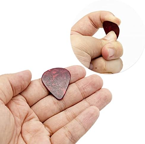Guitar Picks, 20 Pcs Guitar Plectrums Celluloid Pick for Acoustic, Electric, Bass Guitar, ukulele including 0.46mm 0.71mm 0.96mm 1.2mm