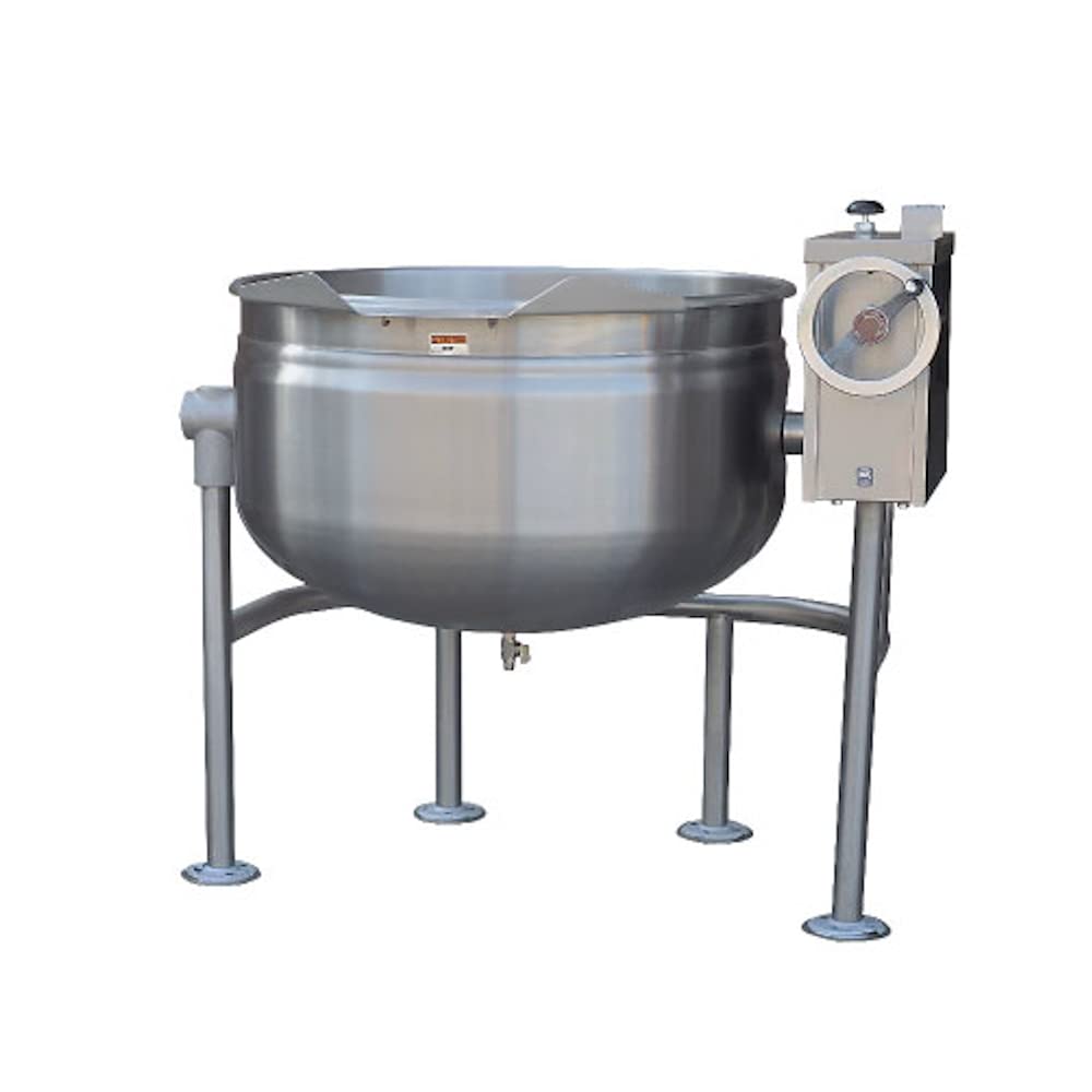 Crown DLT-20F Direct Steam Tilting Kettle with 20 Gallon Capacity & Full Jacket