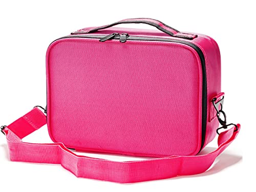 Maleta Maquiagem Mochila Para Maquiador Manicure Viagem Profissional (Rosa)