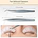 Yekavo Lash Mannequin Head, Eyelash Mannequin For Lash Extension Professional Training, Eyelash Extension Kit For Beginners With Tweezers, Practice Lashes & Mapping