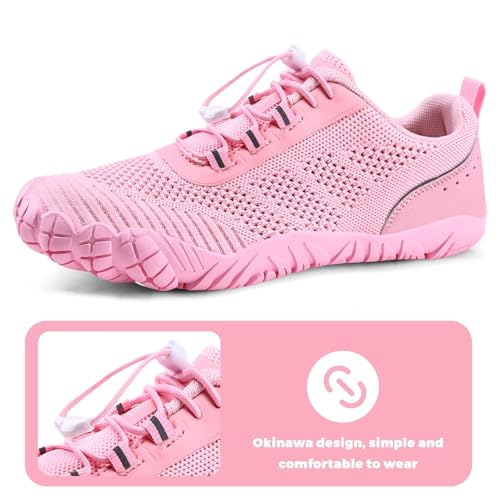 Image of WateLves Barefoot Water Shoes Men Women Wide Toe Box Minimalist Gym Sneakers Zero Drop Walking Shoes for Training Yoga Beach Hiking