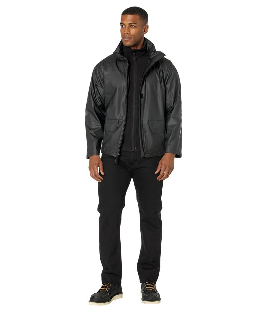 Helly Hansen Workwear HellyHansen kurtka przeciwdeszczowa wodoszczelna Voss Jacket 70180 kurtka robocza 990 L, czarna, rozmiar L EU