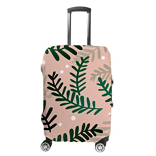 Housse de protection pour bagage au motif feuilles d'été coloré et lavable