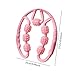 FashionCha Hand Held Muscle Roller for Legs Cellulite Leg Roller for Thighs 7 Wheels Multifunctional Massage Tool for Shoulder Waist Arm, Pink