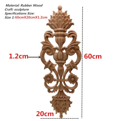 Muebles para el hogar personalizados con apliques de madera tallada 3