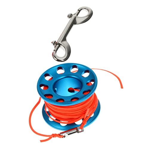 BESPORTBLE Superior Scuba Diving Spool Reel Dive Buoy Reel Anti-Winder Snap Clip Essential Diving Tool