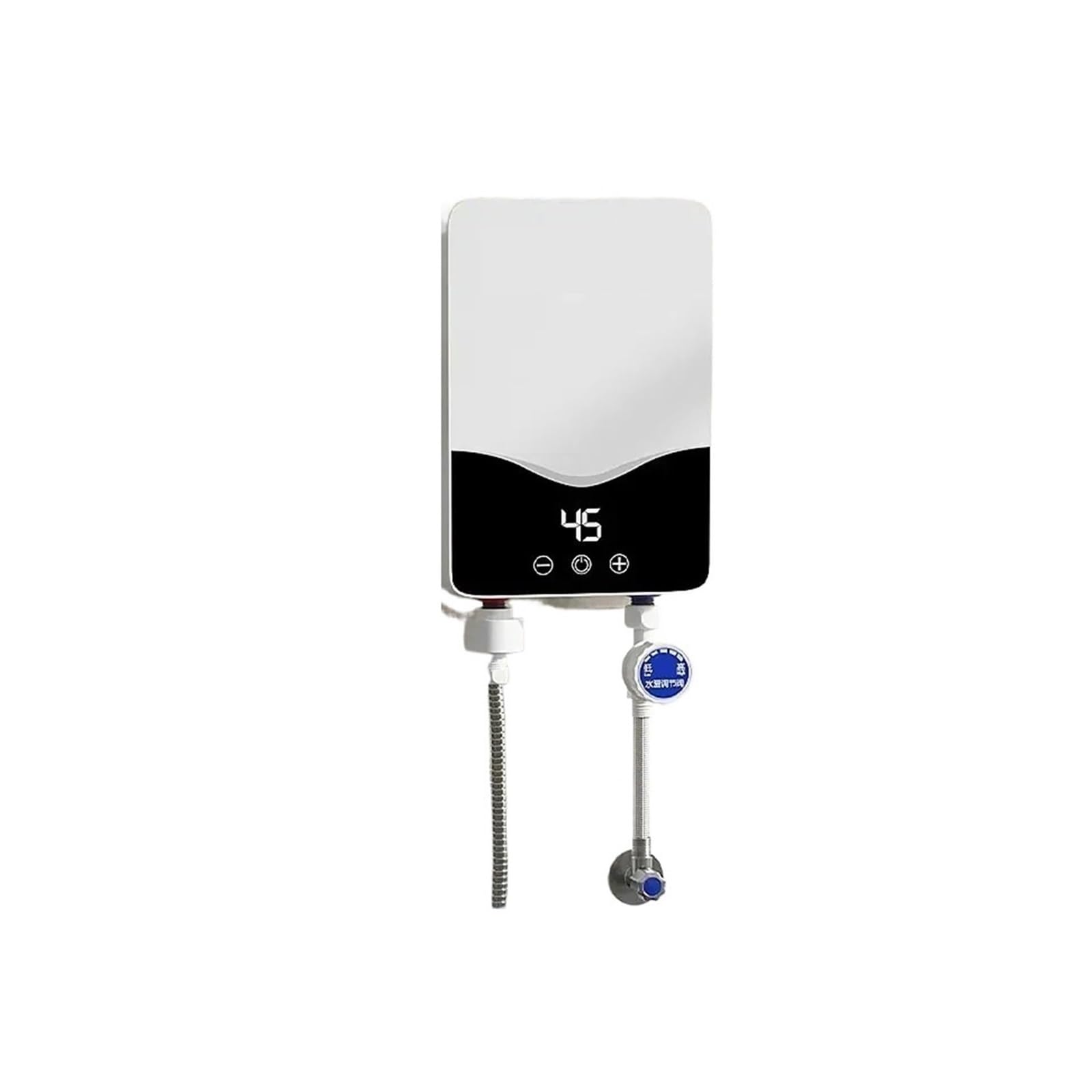 Instant Tankless Water Heater for Bathroom, 5.5kw Electric Instant Hot Water Heater with Self-modulating,Overheating Protection Compact and Durable