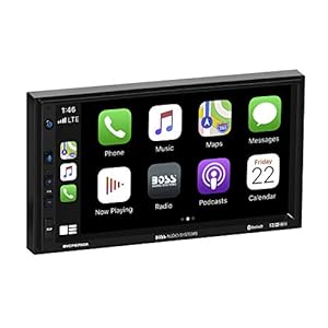 BOSS Audio Systems BVCP9700A Car Audio Stereo System – Apple CarPlay, Android Auto, 7 Inch Double Din, Touchscreen…