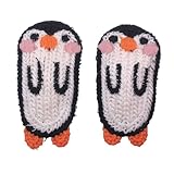 2PCS Penguin Snap Hair Clips for Women Girls Wool Hairpins for Baby Girls Cute Barrettes Hair Accessories