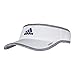 adidas Men's Adizero II Visor, One Size, White/Light Grey Heather/Mystery Blue