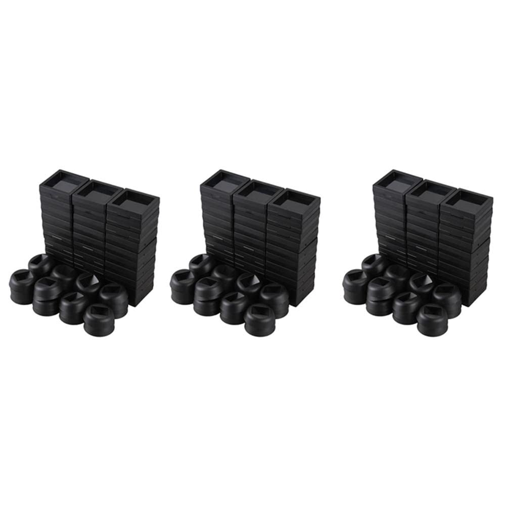 Cadre Flottant 3D Anti-Poussière Noir - Lot de 90 Présentoirs pour Protéger Pièces et Bijoux