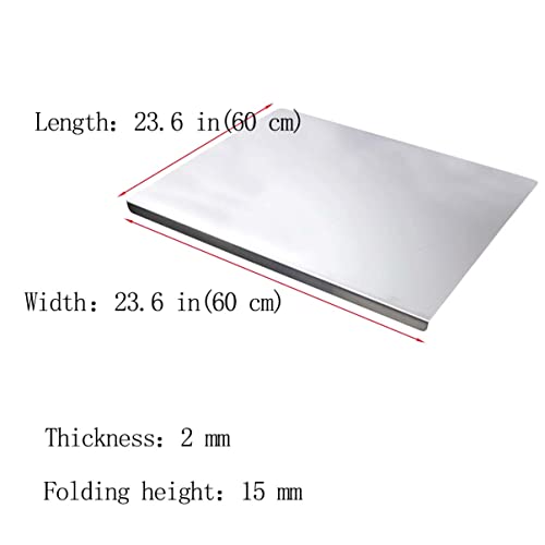 Planche à découper acier inoxydable surface antidérapante premium
