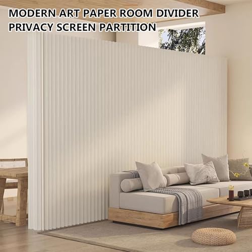 Paravent séparateur de pièce rétractable et autoportant gain de place - 4