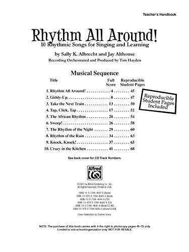 Rhythm All Around: 10 Rhythmic Songs for Singing and Learning (Teacher's Handbook) - Image 2
