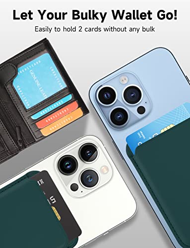TWZKG Suporte magnético para carteira de cartão com MagSafe para iPhone 15 Pro Max/15 Pro/15 Plus/15