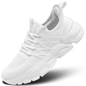 Womens Ladies Walking Tennis Shoes Slip on Lightweight Casual Running Sneakers Soft Sole Comfortable Trainers