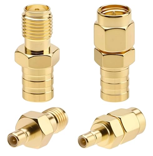 HENGBIRD DAB Autoradio Antenne, SMA zu SMB, Adapter DAB SMB Adapter Car Aerial Antenna Adapters Kit RF Konverter Antennenadapters Kit SMA SMB Stecker Buchse Adapterr für Autoradio Satellit Sirius XM