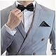 MAGICLULU 3-Teiliges Accessoire-Set Mit Fliege, Einstecktuch, Smoking Gürtel Und Kummerbund - Herren Glatter Cumberbund