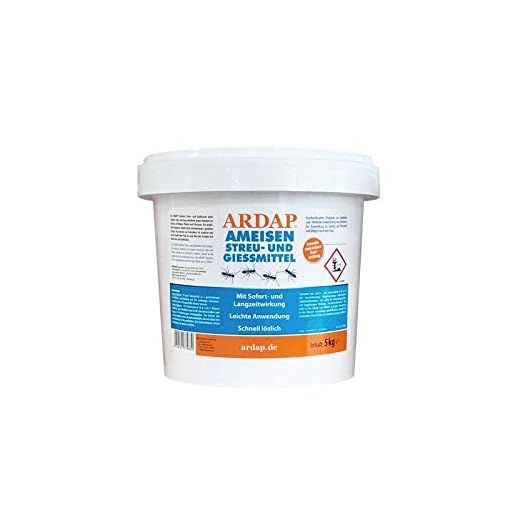 ARDAP Ameisen Streu- & Gießmittel 5Kg - Ameisengift draußen - bekämpfen Garten - Ameisenmittel, Ameisenvernichter für Rasen - Wirkt sofort, leichte Anwendung
