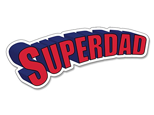 Superdad Sticker (dad Father Comic Parent Parenting Super Hero)