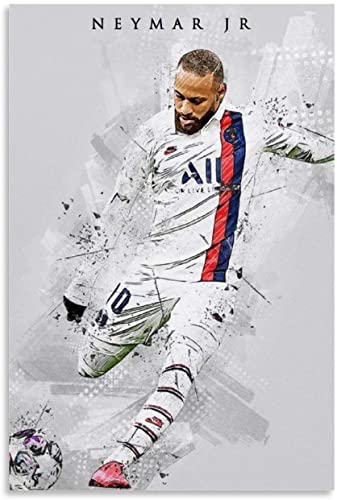 SDDLW1990 Leinwand Bilder Kunst Neymar Jr Poster für Raumdekoration Malerei Poster Druckt Gedruckte 23.6"x35.4"(60x90cm) Kein Rahmen Cover