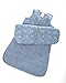 Gunamuna Gunapod Luxury Bamboo Viscose Wearable Blanket Sleeping Bag, Blue White Airplanes, 9-18 Months