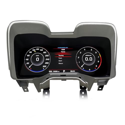 ACARDASH Digital Cluster Digital Speedometer for Camaro 5th Gen Digital Dashboard Plug and Play (Silver)