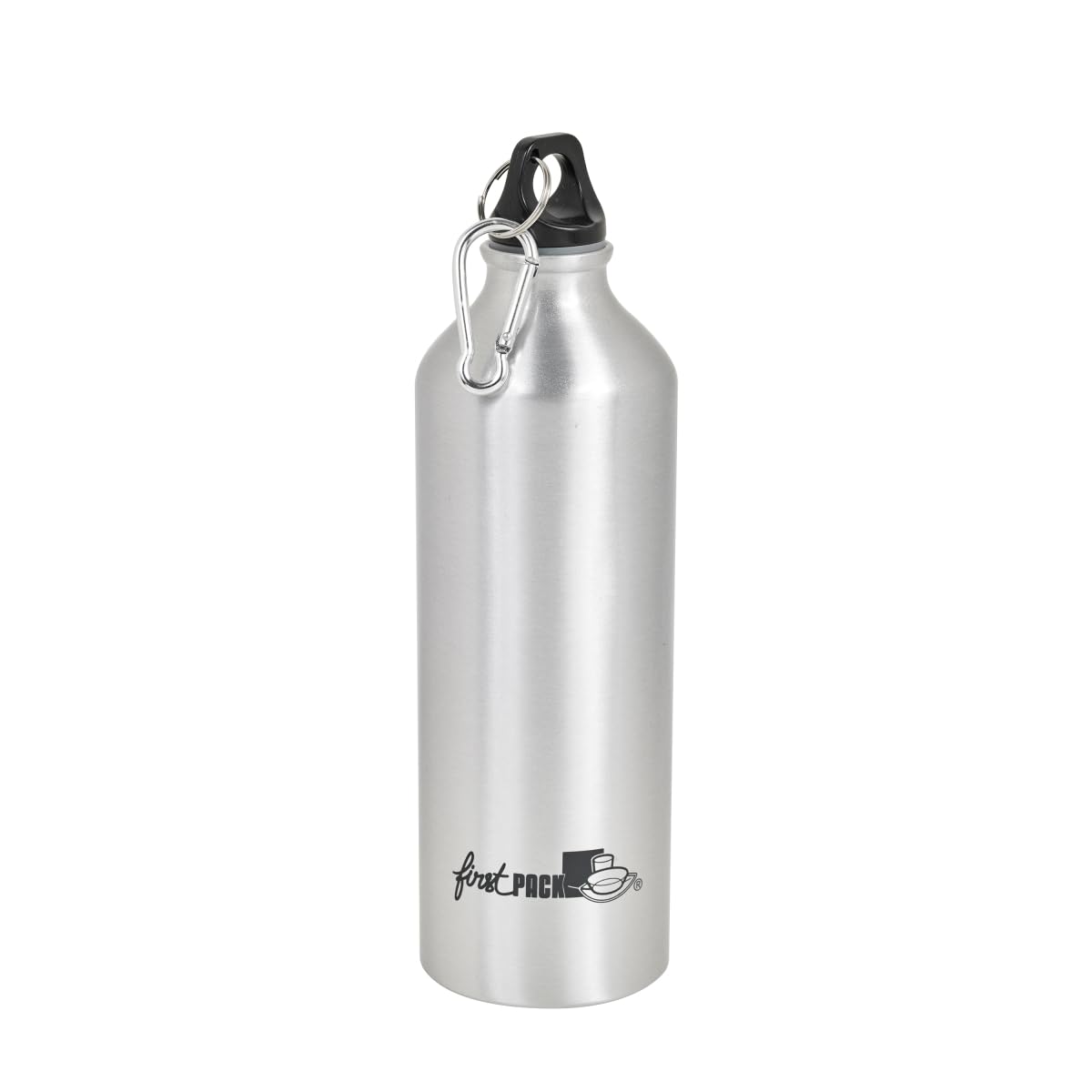 PackNwood 294IBOUTA750-Noxbottle Aluminium water bottle with carabiner clip lid-termo-metal water bottle-stainless steel water bottle-water bottle with filter for