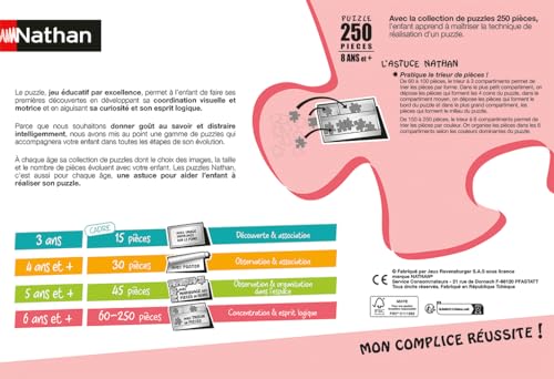 Puzzle 250 pièces : adorables lionceaux Ravensburger Nathan - vue 3