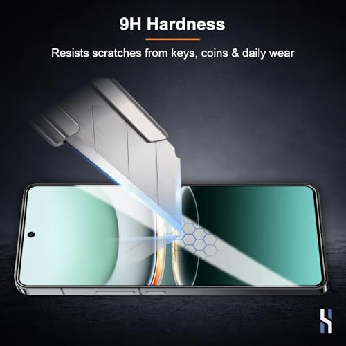 Image of Tempered Glass for iQOO 13 (6.82 Inch) Military Grade 9H Screen Guard, Anti-Scratch, Shatterproof, Edge-to-Edge Full Coverage - Black Border