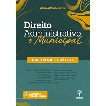 Capa do livro Direito Administrativo Municipal
