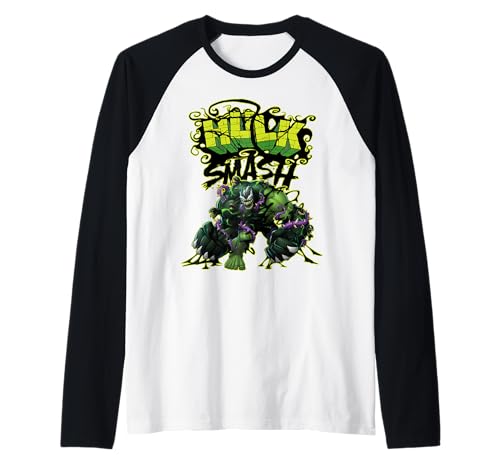 T-shirt Marvel Spider-Man Maximum Venom Hulk motif imprimé manches raglan
