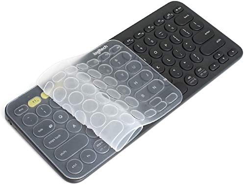 Image of iFyx Keyboard Cover Skin for Logitech Bluetooth Multi-Device Keyboard Cover K380 Ultra Thin Protective Skin (Transparent)