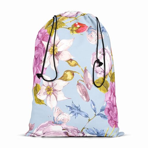 Image of ArtzFolio Floral Roses D1 | Reusable Sack Bag | Bag for Gym, Storage, Vegetable & Travel